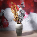 1PC Silk Linen Artificial Flowers Branches Fake Leave Flowers For Wedding Decoration DIY Christmas Party Decorations Gifts